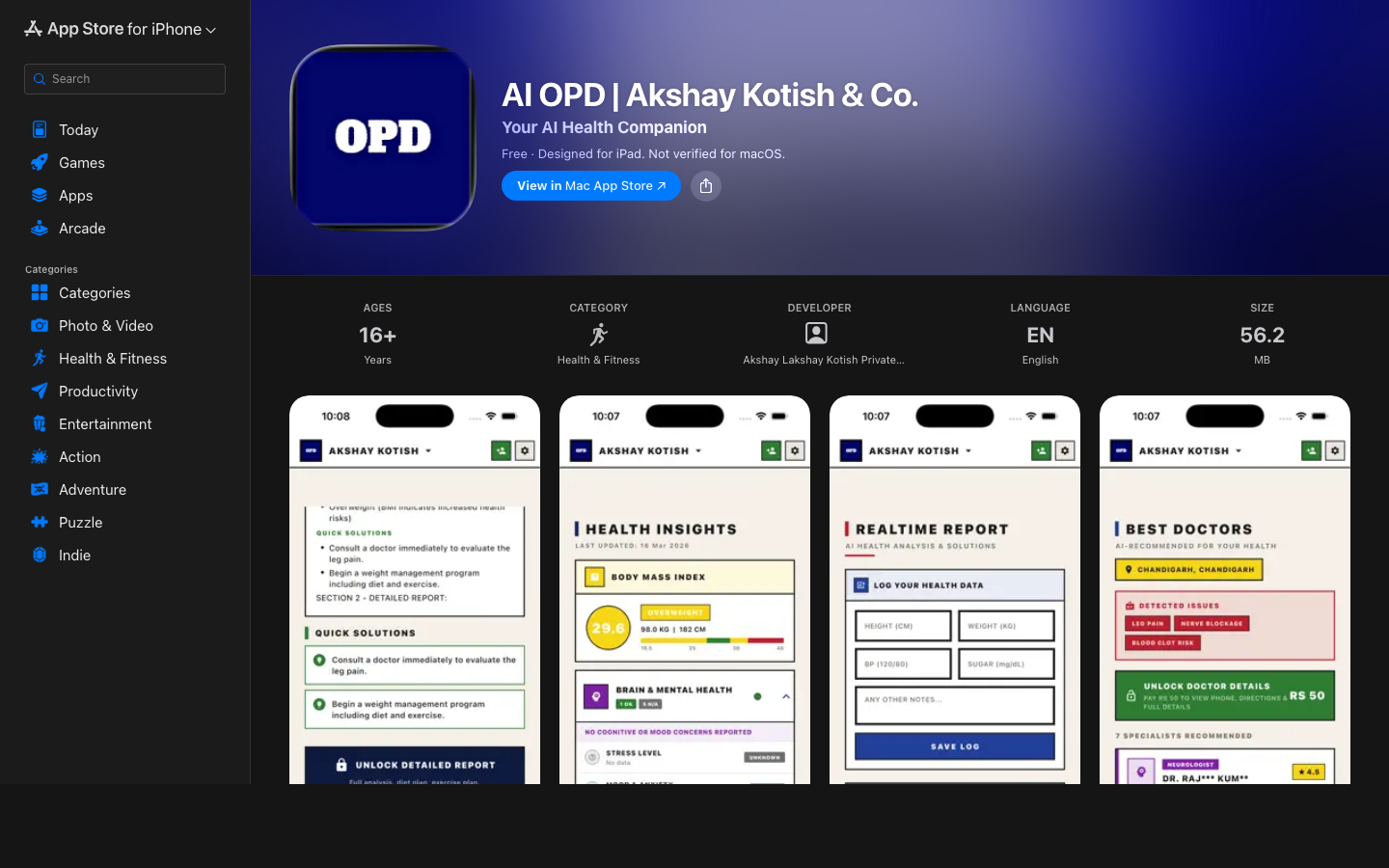 AI OPD — Your AI Health Companion